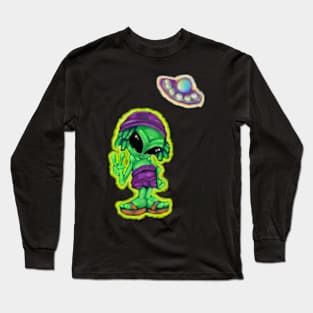 Super Cool Alien Long Sleeve T-Shirt